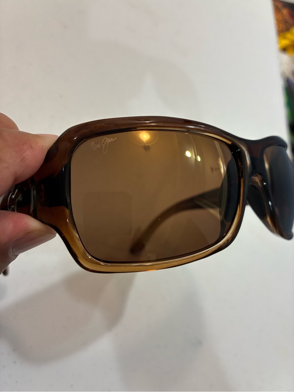 Maui Jim unisex Brown Tortoise Polarized Sunglasses - Picture 5 of 16
